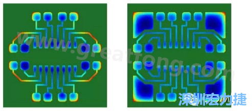 通過仿真，可以快速簡(jiǎn)單地重新設(shè)計(jì)并計(jì)算不同圖形布局所得到的厚度均勻性-深圳宏力捷